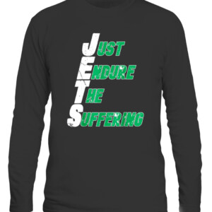 Funny Jets Just Endure The Suffering Football T Shirt New York Jets CALS black front.jpg