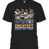 GREATEST SHOW ON TURF SHIRT Odell Beckham Jr Marshall Faulk Kurt Warner Lance Kendricks Isaac Bruce Los Angeles Rams CABT black front.jpg
