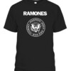 Bravado Ramones Presidential Seal T Shirt CABT black front.jpg