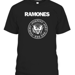 Bravado Ramones Presidential Seal T Shirt CABT black front.jpg