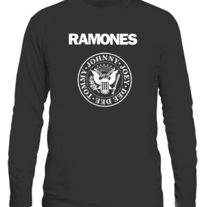 Bravado Ramones Presidential Seal T Shirt CALS black front.jpg