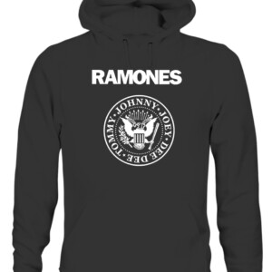 Bravado Ramones Presidential Seal T Shirt CAUH black front.jpg