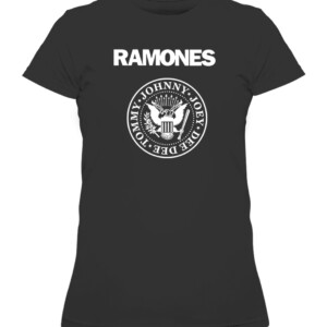 Bravado Ramones Presidential Seal T Shirt CAWTS black front.jpg