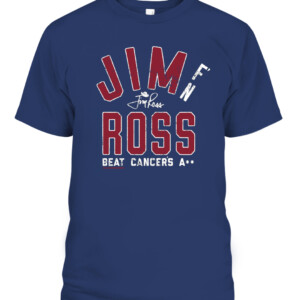 Jim Ross Beat Cancer's A Shirt CABT navy front.jpg