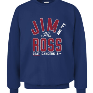 Jim Ross Beat Cancer's A Shirt CACS navy front.jpg