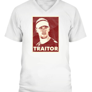 TRAITOR SHIRT Lincoln Riley USC Trojans CAVN white front.jpg