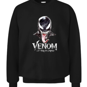 Marvel Venom Let There Be Carnage Spiderman Movie Water Color Art T Shirt CACS black front.jpg