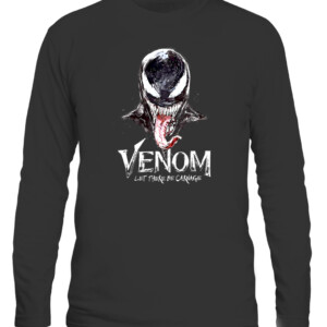 Marvel Venom Let There Be Carnage Spiderman Movie Water Color Art T Shirt CALS black front.jpg