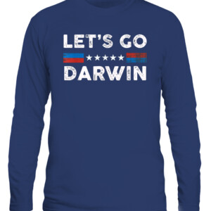 Lets Go Darwin US Flag Vintage Tee Shirt CALS navy front.jpg