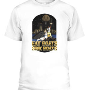 EAT GOATS SINK BOATS SHIRT Army Black Knights CABT white front.jpg