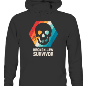Broken Jaw T Shirt Jawbone Dislocated Fracture Funny Gift Funny Broken Jaw T Shirts Survivor Gift Tees CAUH black front.jpg