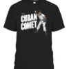 THE CUBAN COMET SHIRT MINNIE MIÑOSO Chicago White Sox CABT black front.jpg