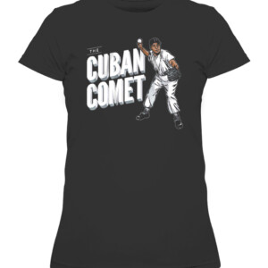 THE CUBAN COMET SHIRT MINNIE MIÑOSO Chicago White Sox CAWTS black front.jpg