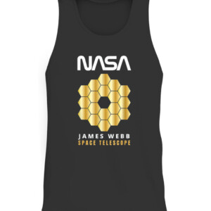 James Webb Space Telescope The JWST Exploration Shirt JWST Space Enthusiasts CATT black front.jpg