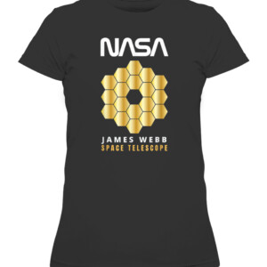 James Webb Space Telescope The JWST Exploration Shirt JWST Space Enthusiasts CAWTS black front.jpg