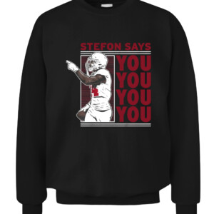 STEFON SAYS YOU YOU YOU YOU SHIRT STEFON DIGGS Buffalo Bills CACS black front.jpg
