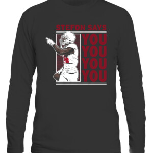 STEFON SAYS YOU YOU YOU YOU SHIRT STEFON DIGGS Buffalo Bills CALS black front.jpg