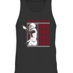STEFON SAYS YOU YOU YOU YOU SHIRT STEFON DIGGS Buffalo Bills CATT black front.jpg