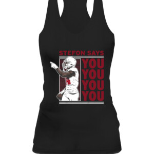 STEFON SAYS YOU YOU YOU YOU SHIRT STEFON DIGGS Buffalo Bills CAWT black front.jpg