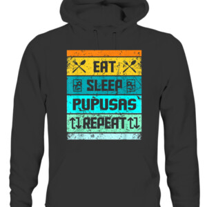 Pupusas Shirt Salvadoran Shirts El Salvador Food Graduation T Shirt CAUH black front.jpg