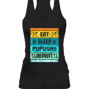 Pupusas Shirt Salvadoran Shirts El Salvador Food Graduation T Shirt CAWT black front.jpg