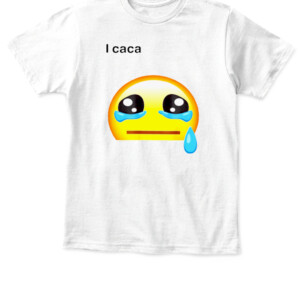I Caca Icaca Caca Emoji T Shirt APKT white front.jpg