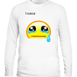 I Caca Icaca Caca Emoji T Shirt CALS white front.jpg