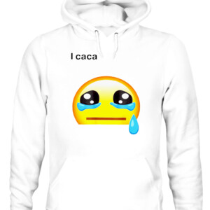 I Caca Icaca Caca Emoji T Shirt CAUH white front.jpg