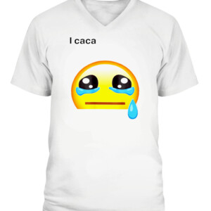 I Caca Icaca Caca Emoji T Shirt CAVN white front.jpg
