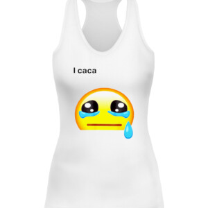 I Caca Icaca Caca Emoji T Shirt CAWT white front.jpg