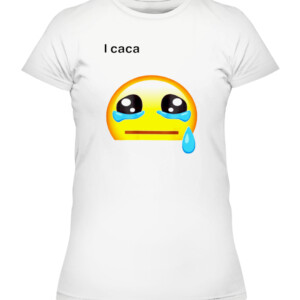 I Caca Icaca Caca Emoji T Shirt CAWTS white front.jpg