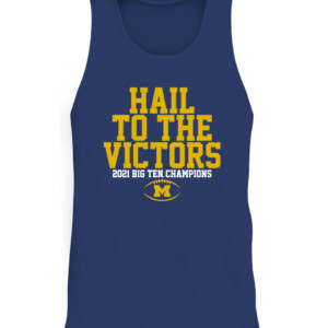 HAIL TO THE VICTORS B1G CHAMPS SHIRT Michigan Wolverines CATT navy front.jpg