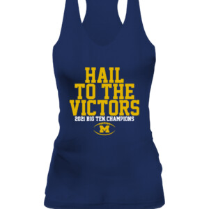 HAIL TO THE VICTORS B1G CHAMPS SHIRT Michigan Wolverines CAWT navy front.jpg
