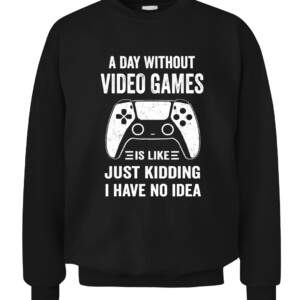A Day Without Video Games Funny Video Gamer Gift T Shirt