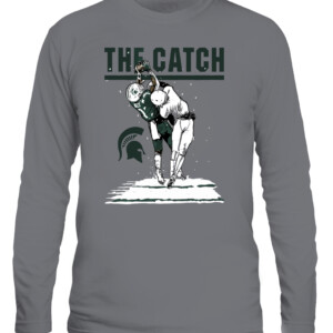 7a98b2abJAYDEN REED THE CATCH SHIRT Michigan State Spartansf86194cc91b546b092c365a3 CALS graphite heather front.jpg