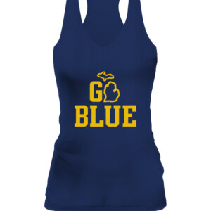 GO BLUE SHIRT Michigan Wolverines CAWT navy front.jpg