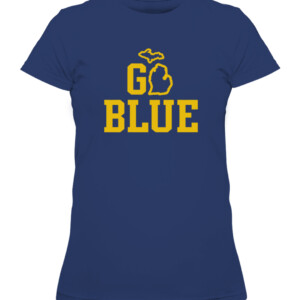 GO BLUE SHIRT Michigan Wolverines CAWTS navy front.jpg