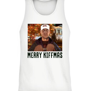 MERRY KIFFMAS SHIRT Lane Kiffin Ole Miss National Lampoon's Christmas Vacation Chevy Chase Clark Griswold CATT white front.jpg