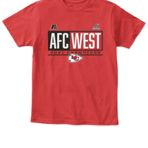 CHIEFS 2021 AFC West Division Champions Shirt Kansas City Chiefs APKT red front.jpg