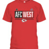 CHIEFS 2021 AFC West Division Champions Shirt Kansas City Chiefs CABT red front.jpg