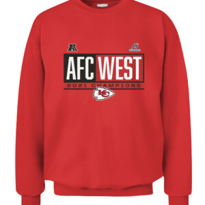 CHIEFS 2021 AFC West Division Champions Shirt Kansas City Chiefs CACS red front.jpg