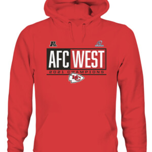 CHIEFS 2021 AFC West Division Champions Shirt Kansas City Chiefs CAUH red front.jpg