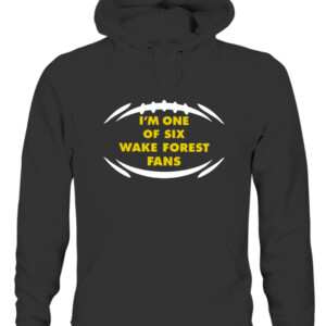 I'm One Of Six Wake Forest Fans 2021 Shirt Wake Forest Demon Deacons Kirk Herbstreit CAUH black front.jpg
