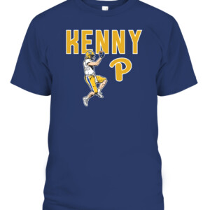 KENNY PICKETT TOUCHDOWN SHIRT Kenny Pickett Pittsburgh Panthers CABT navy front.jpg