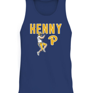 KENNY PICKETT TOUCHDOWN SHIRT Kenny Pickett Pittsburgh Panthers CATT navy front.jpg