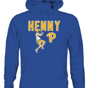 KENNY PICKETT TOUCHDOWN SHIRT Kenny Pickett Pittsburgh Panthers CAUH royal front.jpg