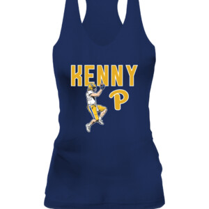 KENNY PICKETT TOUCHDOWN SHIRT Kenny Pickett Pittsburgh Panthers CAWT navy front.jpg