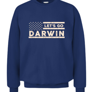 Lets Go Darwin US Flag Vintage T Shirt CACS navy front.jpg