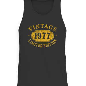 44 years old 44th Birthday Anniversary Gift Limited 1977 T Shirt CATT black front.jpg