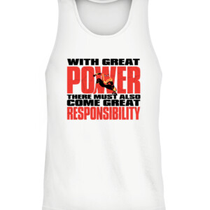 With great power there must also come great responsibility Shirt Spider Man No Way Home CATT white front.jpg
